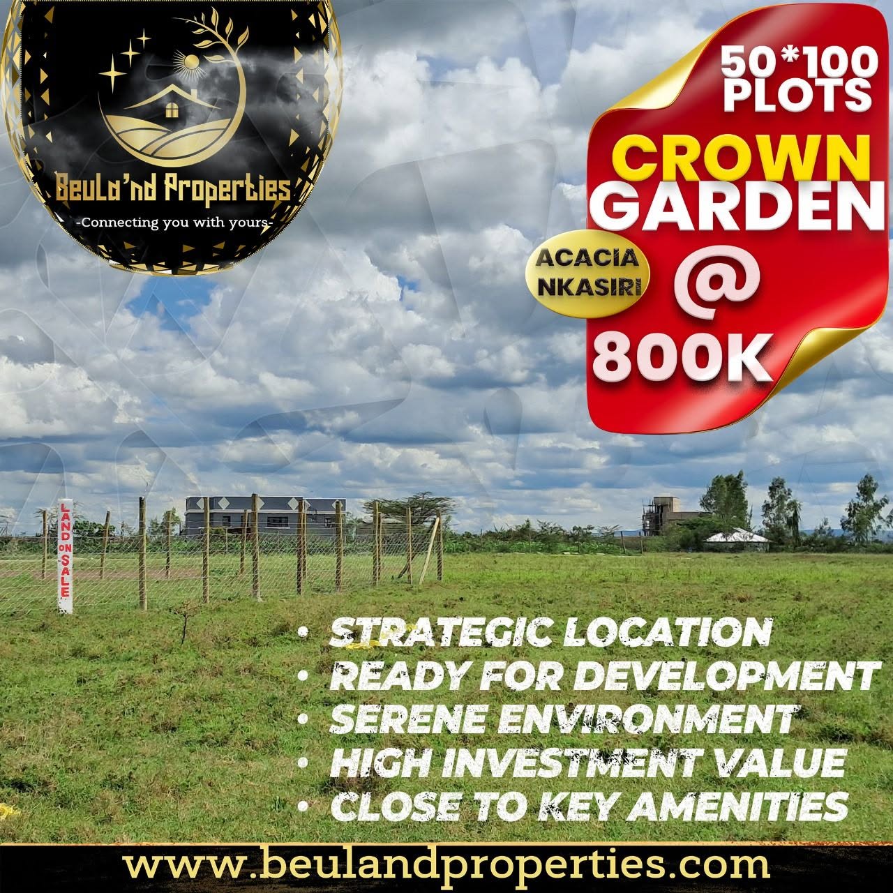 Crown Gardens - land for sale in Malili